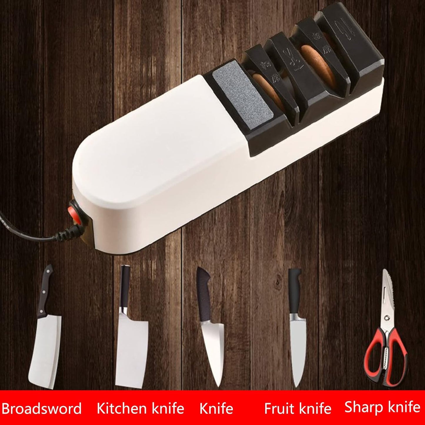 USB Electric Sharpener Home Kitchen Knives Scissors Grinding Gadgets Professional Sharpener